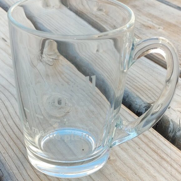 ATTRACTIVE Glass Maxwell House Coffee Mug - Picture 3 of 6
